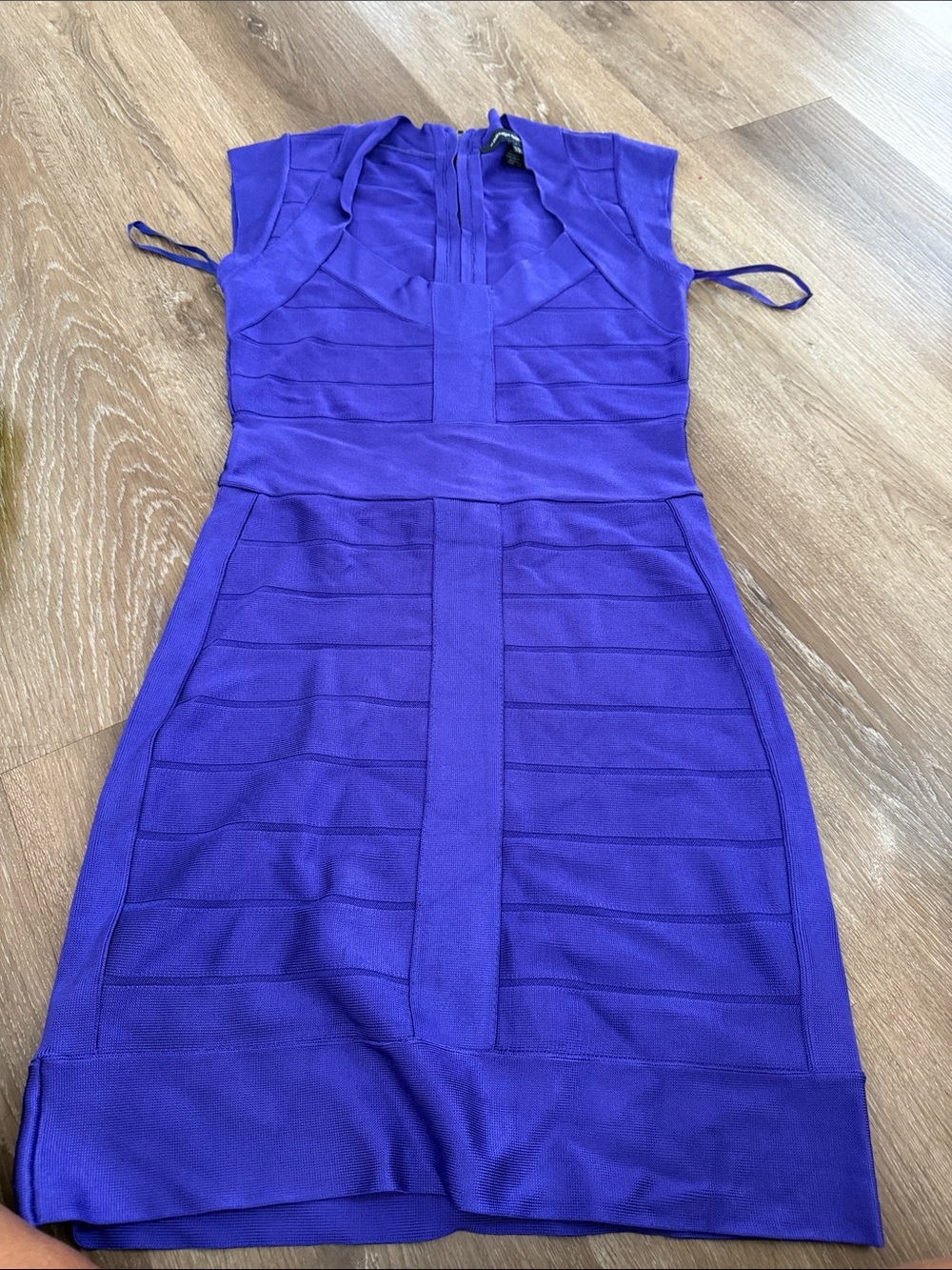 French Connection Violet Bandage Mini Dress